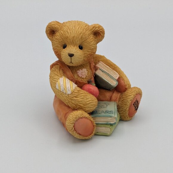 Cherished Teddies Other - Cherished Teddies 1993 Seth School Days September Bear Figurine (914835)